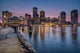 Boston Waterfront and Harbor Wall Decal