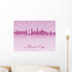 Mexico City V2 Skyline Wall Decal