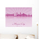 Mexico City V2 Skyline Wall Decal