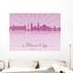 Mexico City V2 Skyline Wall Decal