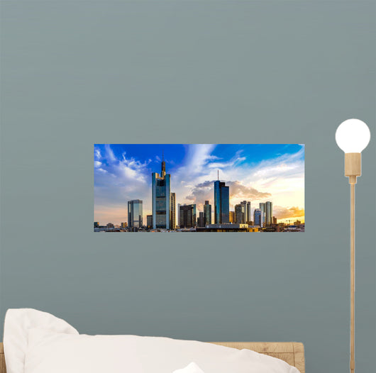 Aerial Frankfurt Wall Decal
