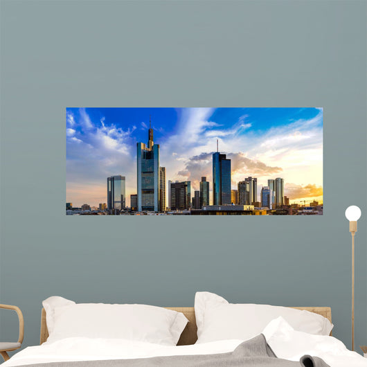 Aerial Frankfurt Wall Decal