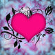 Heart with Flowers Wall Decal Design 2
