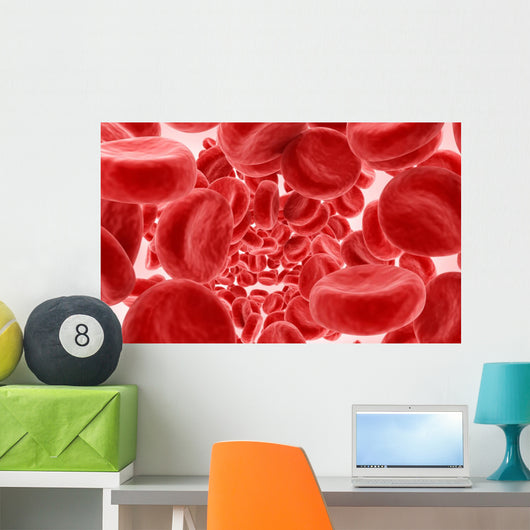 Blood Cells Wall Decal