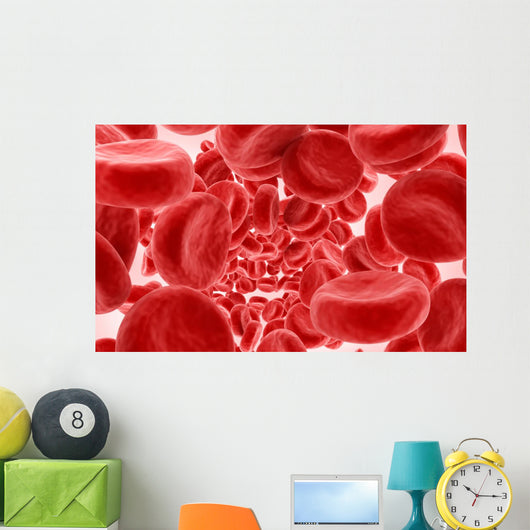 Blood Cells Wall Decal