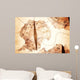 Antarctica Map and Compass Wall Decal