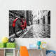 Retro Vintage Red Bike Wall Decal