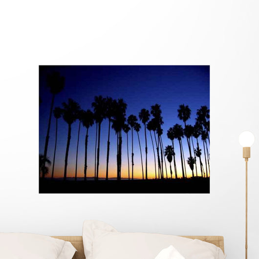 Palms Dusk Wall Decal