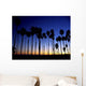 Palms Dusk Wall Decal