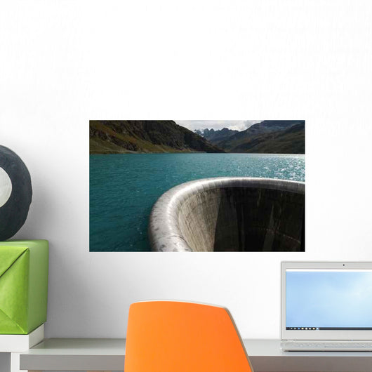 From Lake Stausee Moiry Wall Decal