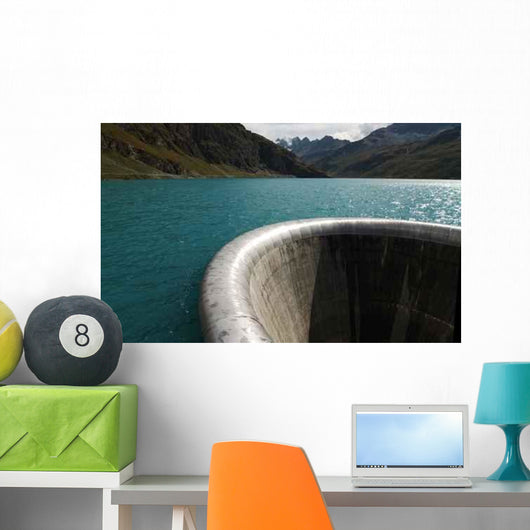 From Lake Stausee Moiry Wall Decal