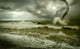 Ocean Tornado Storm (3d Used) Wall Mural