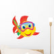 Fish Diver Wall Decal