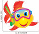 Fish Diver Wall Decal