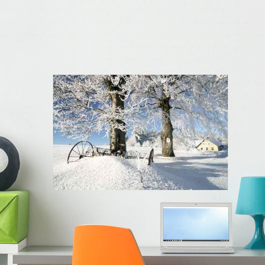 Frozen Trees Wall Decal