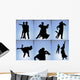 Ballroom Dancers Wall Decal