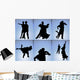 Ballroom Dancers Wall Decal