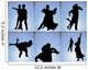 Ballroom Dancers Wall Decal