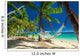 Empty Hammock Shade Palm Wall Decal