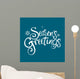 Seasons Greetings Text Wall Decal