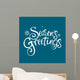 Seasons Greetings Text Wall Decal