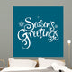 Seasons Greetings Text Wall Decal