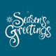 Seasons Greetings Text Wall Decal