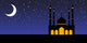 Card with Mosque Wall Decal