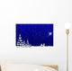 Christmas Winter Scene Wall Decal