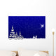 Christmas Winter Scene Wall Decal