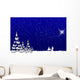 Christmas Winter Scene Wall Decal