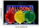 Neon Sign for Balloons Wall Decal