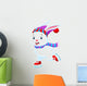 Illustration Funny Rabbit Ice Wall Decal