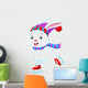 Illustration Funny Rabbit Ice Wall Decal