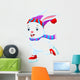 Illustration Funny Rabbit Ice Wall Decal