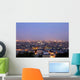 Dusk over Paris Wide Wall Decal