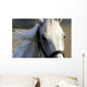 White Arab Halter Wall Decal