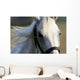 White Arab Halter Wall Decal