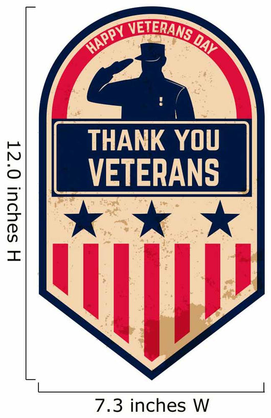 Happy Veterans Day Wall Decal