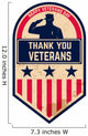 Happy Veterans Day Wall Decal