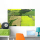 Typical Aerial Green Fields Wall Decal
