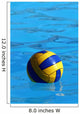 Water Polo Game Ball Wall Decal