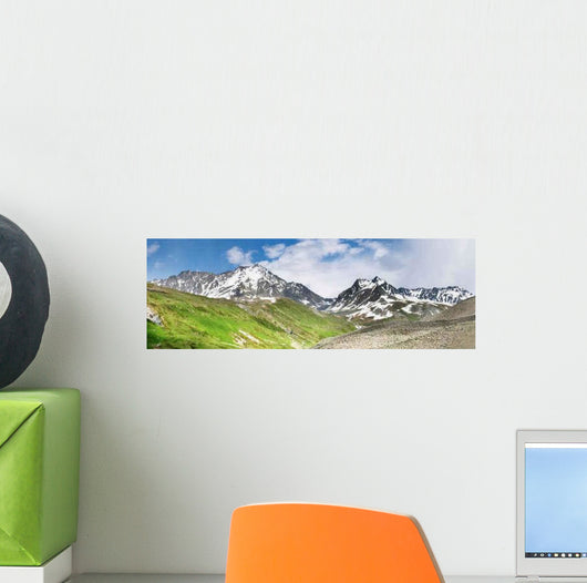 Landscape with Snowy Mountains Wall Decal