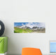 Landscape with Snowy Mountains Wall Decal
