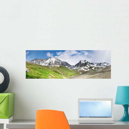 Landscape with Snowy Mountains Wall Decal
