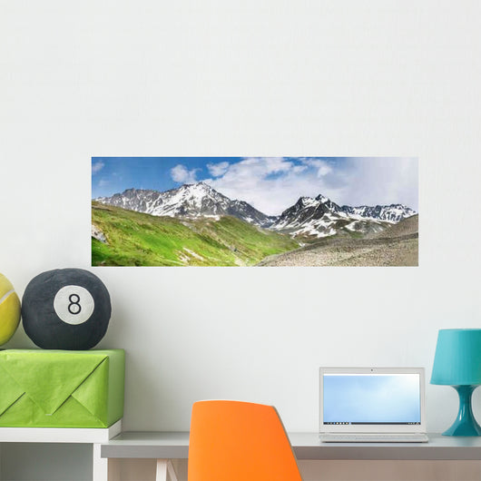 Landscape with Snowy Mountains Wall Decal