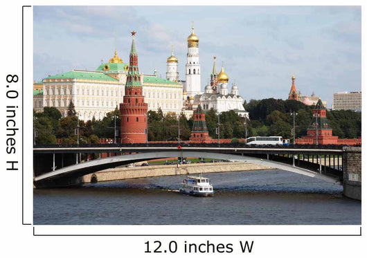 Moscow Kremlin and Great Wall Decal