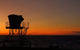 Silhouette Typical Lifeguard Tower Wall Decal