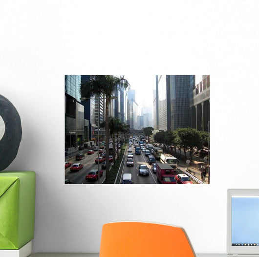 Verkehr Hong Kong Wall Decal