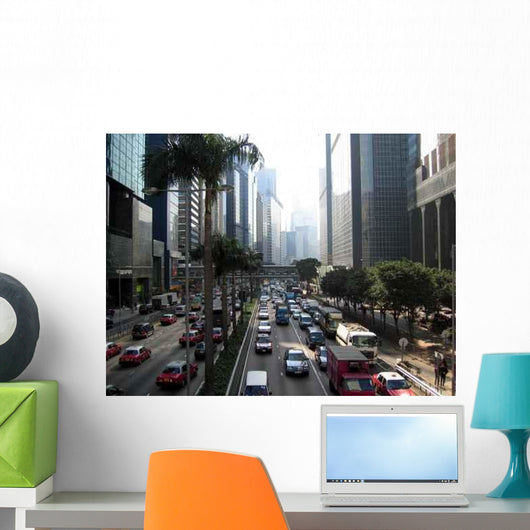 Verkehr Hong Kong Wall Decal